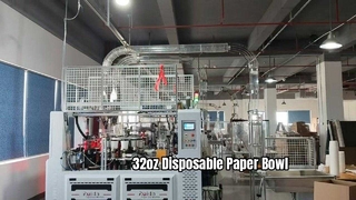 Среднескоростная машина с бумажной чашей на 32 унции